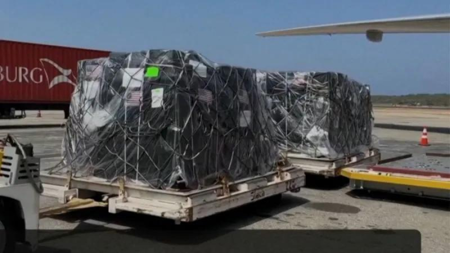 Venezuela recebe mais de 6 toneladas de suprimentos médicos dos EUA