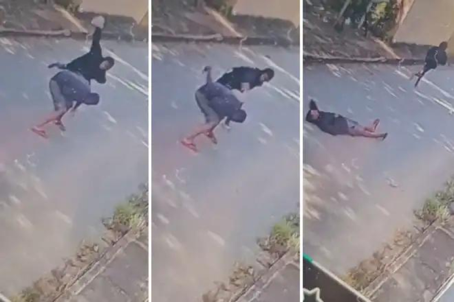 Homem é agredido com pedrada na cabeça após briga em rua na Grande BH
