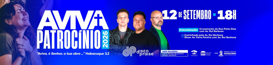 Aviva Patrocínio com Discopraise no dia 12 de setembro