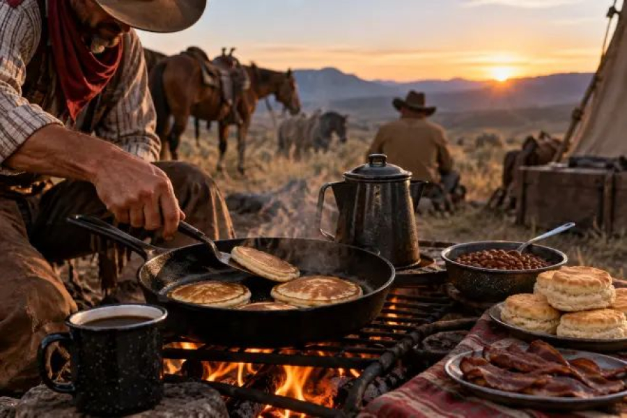 Nada de ovos ou torradas: os cowboys comiam este café da manhã à moda antiga nas trilhas