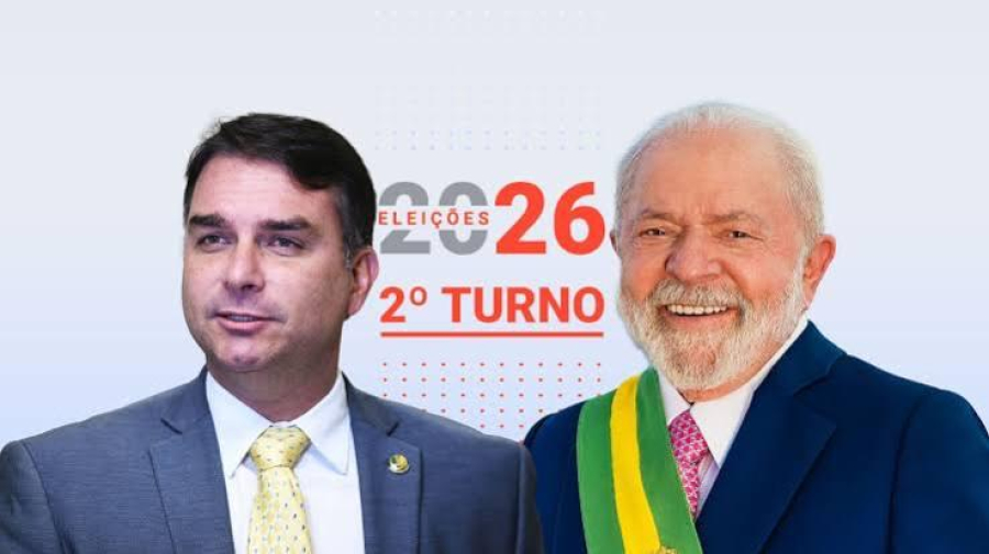 Título: Flávio dispara na expectativa de vitória Subtítulo: PoderData aponta senador com 54% e Lula em queda para 37% após o 1º turno Chamada: Virada clara